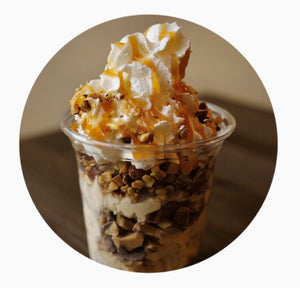 Coffee Toffee Almond Crunch Sundae